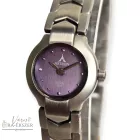 ASTRON 5263-2 női karóra, szürke színű titánium tok, titánium csat, kék számlap, keményített ásványüveg, quartz szerkezet, 50 m (5ATM) vízállóság