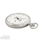 Ezüst színű Astron férfi zsebóra – quartz, fehér számlap, dátumkijelzéssel (5397-0) | elegáns ajándék