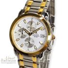 ASTRON 5417-2 férfi chronograph karóra, bicolor színű nemesacél tok és nemesacél csat, ezüst színű számlap, keményített ásványüveg, quartz szerkezet, 50 m (5 ATM) vízállóság, dátumkijelzés