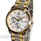 ASTRON 5417-2 férfi chronograph karóra, bicolor színű nemesacél tok és nemesacél csat, ezüst színű számlap, keményített ásványüveg, quartz szerkezet, 50 m (5 ATM) vízállóság, dátumkijelzés
