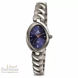   ASTRON 5470-2 női karóra, szürke színű titánium tok és csat, kék számlap, keményített ásványüveg, svájci szerkezet, quartz szerkezet, 30m (3 ATM) vízállóság