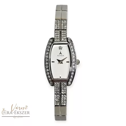 ASTRON 5481-8 női karóra, ezüst színű fém tok, ezüst színű fémcsat, ezüst színű számlap, keményített ásványüveg, quartz svájci szerkezet, cseppmentes vízállóság