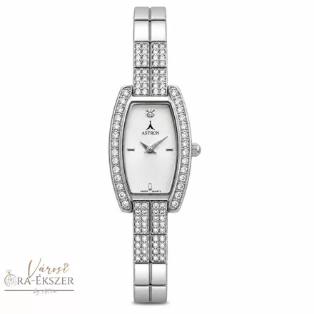 ASTRON 5481-8 női karóra, ezüst színű fém tok, ezüst színű fémcsat, ezüst színű számlap, keményített ásványüveg, quartz svájci szerkezet, cseppmentes vízállóság