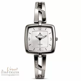   ASTRON 5639-8 női karóra, ékszeróra, titánium tok,  titánium csat, fehér színű számlap, keményített ásványüveg, quartz szerkezet, 50m (5ATM) vízállóság