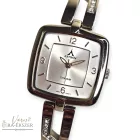 ASTRON 5639-8 női karóra, ékszeróra, titánium tok,  titánium csat, fehér színű számlap, keményített ásványüveg, quartz szerkezet, 50m (5ATM) vízállóság