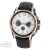 ASTRON 5652-6 sportos férfi karóra, ezüst és fekete színű nemesacél tok, fekete bőrszíj, fehér számlap, keményített ásványüveg, chronograph quartz szerkezet, 50 m (5 ATM) vízállóság