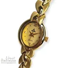 ASTRON 5031-9 női karóra, ékszeróra arany színű fém tok és csat, arany színű számlap, keményített ásványüveg, quartz szerkezet, cseppmentes vízállóság