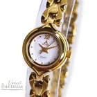 ASTRON 5701-6 női karóra, ékszeróra arany színű fém tok és csat, fehér színű számlap, keményített ásványüveg, quartz szerkezet, cseppmentes vízállóság