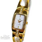 ASTRON 5706-8 női karóra, arany színű nemesacél tok, arany színű fémcsat, arany színű számlap, keményített ásványüveg, quartz szerkezet, cseppmentes vízállóság