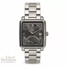   ASTRON 5730-5 férfi karóra, ezüst színű nemesacél tok, ezüst színű fémcsat, szürke számlap, keményített ásványüveg, quartz szerkezet, 50m vízállóság