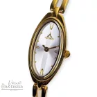 ASTRON 5738-0 női karóra, arany színű nemesacél tok, arany színű fémcsat, pezsgő színű számlap, keményített ásványüveg, quartz szerkezet, cseppmentes vízállóság