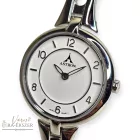 ASTRON 5776-7 női karóra, ezüst színű fém tok, ezüst színű fémcsat, fehér színű számlap, keményített ásványüveg, quartz szerkezet, cseppmentes vízállóság