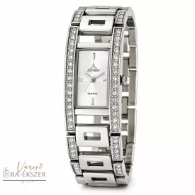   ASTRON 5782-7 női karóra, ezüst színű nemesacél tok, ezüst színű nemesacél csat, ezüst számlap, keményített ásványüveg, quartz szerkezet, cseppmentes vízállóság