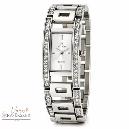 ASTRON 5782-7 női karóra, ezüst színű nemesacél tok, ezüst színű nemesacél csat, ezüst számlap, keményített ásványüveg, quartz szerkezet, cseppmentes vízállóság