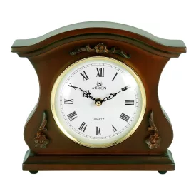 Merion quartz fa kandallóóra, domború üveges, (dió)