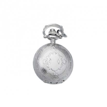 Tiko-Time női nyakláncóra, pajzs mintás ezüst színű tok, arab számos számlap