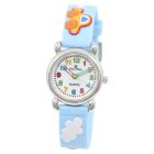 Tiko Time karóra gyerekeknek, quartz, 3D figurás kék alapon autós szíj