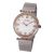 ASTRON 8013-8 elegáns női karóra, bicolor nemesacél tok, ezüst színű nemesacél csat, fehér számlap, keményített ásványüveg, quartz szerkezet, cseppmentes vízállóság