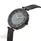 ASTRON 8022-1 női karóra, ékszeróra, fekete színű nemesacél tok, fekete nemesacél csat, gyöngyház színű számlap, keményített ásványüveg, quartz szerkezet, cseppmentes vízállóság
