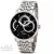ASTRON 8025-1 sportos férfi karóra, ezüst színű nemesacél tok, ezüst színű nemesacél csat, fekete számlap, zafírüveg, quartz szerkezet, cseppmentes vízállóság