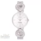 ASTRON 8029-8 női karóra, ékszeróra, ezüst színű nemesacél tok, ezüst színű nemesacél csat, ezüst színű számlap, zafír üveg, quartz szerkezet, cseppmentes vízállóság