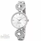 ASTRON 8029-8 női karóra, ékszeróra, ezüst színű nemesacél tok, ezüst színű nemesacél csat, ezüst színű számlap, zafír üveg, quartz szerkezet, cseppmentes vízállóság