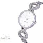 ASTRON 8029-8 női karóra, ékszeróra, ezüst színű nemesacél tok, ezüst színű nemesacél csat, ezüst színű számlap, zafír üveg, quartz szerkezet, cseppmentes vízállóság