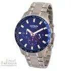 ASTRON 8031-5 sportos férfi karóra, ezüst színű titánium tok, titánium csat, kék számlap, keményített ásványüveg, chronograph quartz szerkezet, 100 m (10 ATM) vízállóság