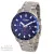 ASTRON 8031-5 sportos férfi karóra, ezüst színű titánium tok, titánium csat, kék számlap, keményített ásványüveg, chronograph quartz szerkezet, 100 m (10 ATM) vízállóság