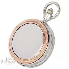   Astron férfi zsebóra – quartz, bicolor (ezüst–rózsaarany színű), arab számlap, gravírozható ajándék