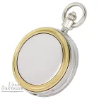 Astron zsebóra férfiaknak -  quartz, bicolor (ezüst + arany) színű tok, arab számos számlap, gravírozható ajándék