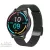 SMART WATCH OKOSÓRA, FEKETE SZÍNŰ KEREK FÉM TOK, FEKETE SZÍNŰ ACÉL KARCSAT 9488-7