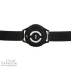 SMART WATCH OKOSÓRA, FEKETE SZÍNŰ KEREK FÉM TOK, FEKETE SZÍNŰ ACÉL KARCSAT 9488-7