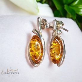EZÜST BOROSTYÁN KÖVES FÜLBEVALÓ