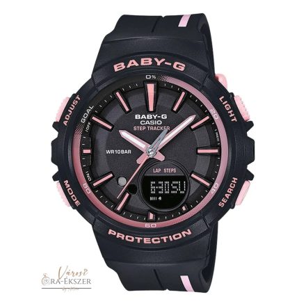 CASIO BABY-G NŐI FEKETE-RÓZSASZÍN SZÍNŰ NŐI KARÓRA BGS-100RT-1AER