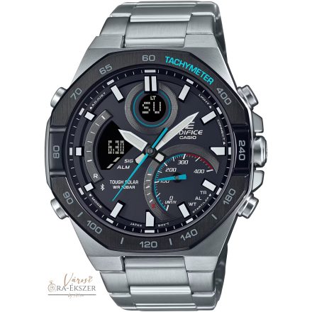 CASIO EDIFICE FÉRFI TOUGH SOLAR BLUETOOTH KARÓRA ECB-950DB-1A