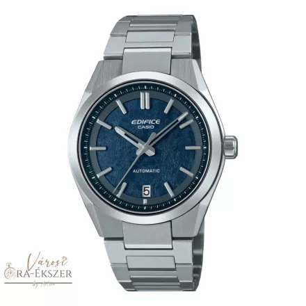 CASIO EDIFICE EFK-100D-2AER AUTOMATA KARÓRA, NEMESACÉL TOK ÉS CSAT, KÉK KARBON SZÁMLAP,  ZAFÍR ÜVEG
