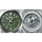CASIO EDIFICE EFK-100D-3AER AUTOMATA KARÓRA, NEMESACÉL TOK ÉS CSAT, ZÖLD KARBON SZÁMLAP,  ZAFÍR ÜVEG