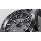 CASIO EDIFICE EFK-100D-1AER AUTOMATA KARÓRA, NEMESACÉL TOK ÉS KAUCSUK SZÍJ, FEHÉR SZÍNŰ KARBON SZÁMLAP,  ZAFÍR ÜVEG