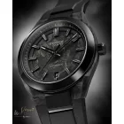 CASIO EDIFICE EFK-100D-1AER AUTOMATA KARÓRA, NEMESACÉL TOK ÉS KAUCSUK SZÍJ, FEHÉR SZÍNŰ KARBON SZÁMLAP,  ZAFÍR ÜVEG