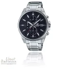CASIO EDIFICE FÉRFI CHRONOGRAPH KARÓRA FEKETE SZÁMLAPPAL EFV-610D-1AVUEF