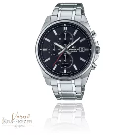   CASIO EDIFICE FÉRFI CHRONOGRAPH KARÓRA FEKETE SZÁMLAPPAL EFV-610D-1AVUEF