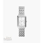 FOSSIL ES5221 NŐI KARÓRA EZÜST SZÍNŰ NEMESACÉL TOKKAL ÉS NEMESACÉL CSATTAL DÁTUMKIJELZÉSSEL 