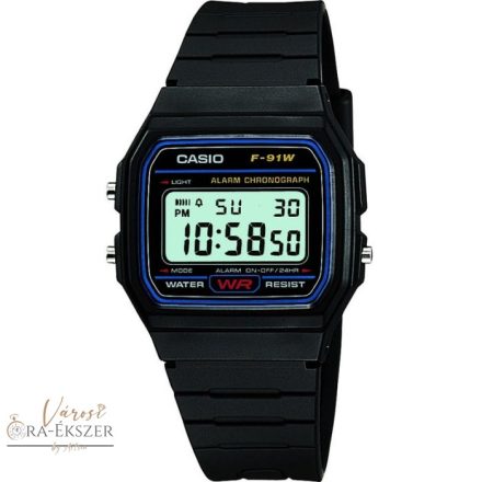 CASIO VINTAGE DIGITÁLIS KARÓRA F-91W-1Y 