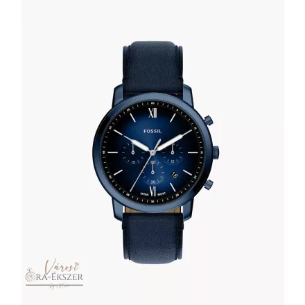 Fossil Neutra FS6168 férfi karóra – kék számlappal és bőrszíjjal