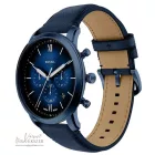Fossil Neutra FS6168 férfi karóra – kék számlappal és bőrszíjjal