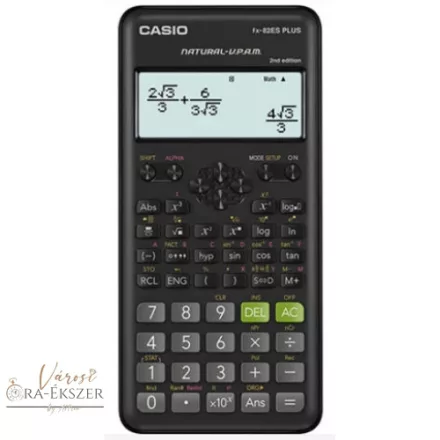 CASIO FX-82 ES PLUS TUDOMÁNYOS SZÁMOLÓGÉP, 252 FUNKCIÓ, EGYENLETEK, TÁBLÁZATOK, TÖRTSZÁMÍTÁS