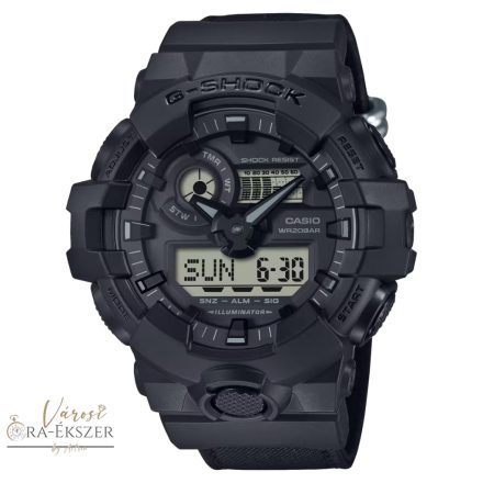 CASIO G-SHOCK ANA-DIGI FEKETE SZÍNŰ KARÓRA GA-700BCE-1AER