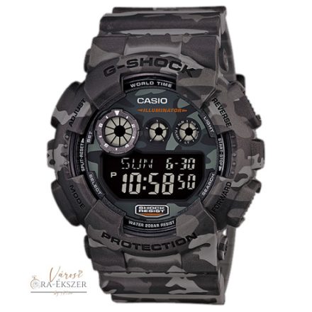 CASIO G-SHOCK TEREPMINTÁS  DIGITÁLIS KARÓRA GD-120CM-8