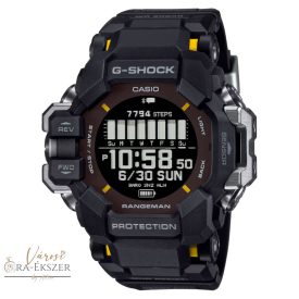   CASIO G-SHOCK RANGEMAN FEKETE SZÍNŰ DIGITÁLIS KARÓRA GPR-H1000-1ER TRIPLE SENSOR, SOLAR, RADIO KONTROLL